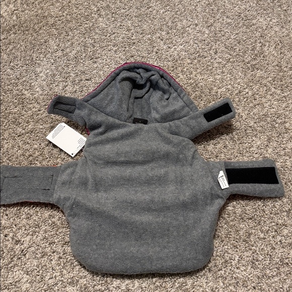 NWT Fabdog Rainbow Stripe Dog Hooded Puffer Coat Small - Picture 3 of 7